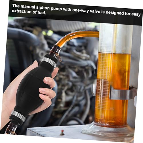 MAGICLULU 1 Set Hand Gas Pump Siphon Kit Manual Siphon Hose for Gas Fuel Transfer Durable Oil Pump for Automotive Motorcycle Applications No Power Needed