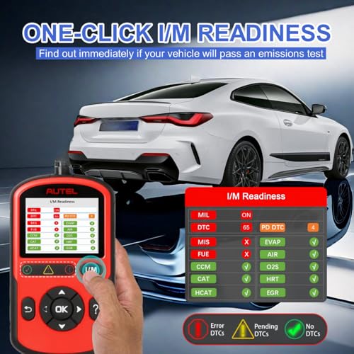Autel AL549 OBD2 Scanner Code Reader with ABS Diagnostic & Battery Test, Enhanced Check and Reset Engine Fault Code, Live Data, Freeze Frame, CAN Car Diagnostic Scan Tool for All OBDII Car After 1996