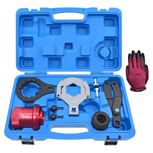 Rear Drive Axle Differential Installer Remover Tool Kit | Compatible with BMW E70 E90 E91 E92 X3 X5 X6 RWD 4WD, Replace 335040 335050 335060 335080 230020, with Carrying Case & Gloves - size: 10pcs