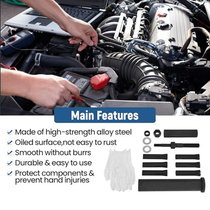 95300 Dowel Pin Puller Kit Heavy Duty Slide Hammer Removal Tool for Press-Fit Dowel Pins, Bushings & Sleeves Engine & Transmission Service Tool, Universal Fit for Automotive & Industrial Use