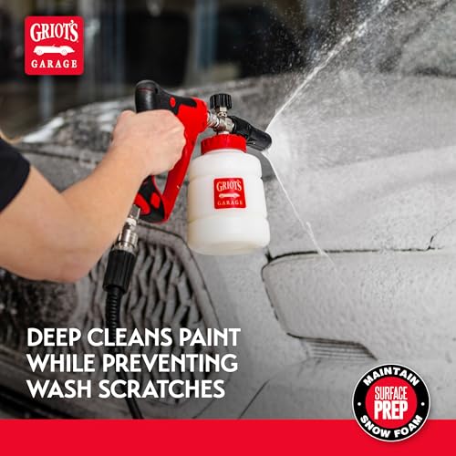 Griot's Garage BOSS Foaming Surface Wash for Car Cleaning and Detailing, Compatible with the BOSS Foam Cannon Auto-Mix System, One Gallon - size: 128 Fl Oz (Pack of 1)
