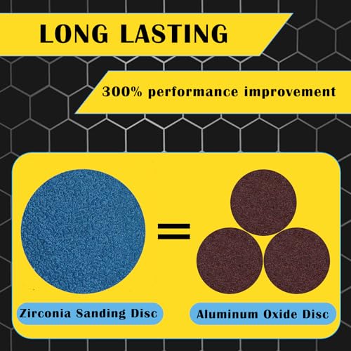 75Pcs 3 inch Quick Change Disc Set, Zirconia Roll Lock Sanding Disc with 1/4" Holder Compatible with Die Grinder Surface Prep Strip Polish Finish Burr Rust Paint Removal - style: 3" Zirconia Sanding Disc