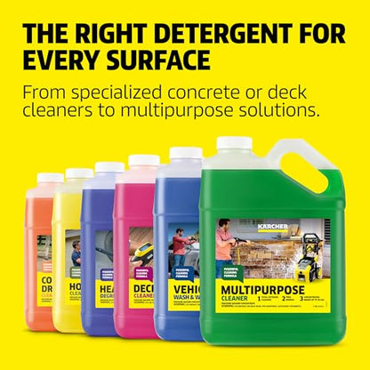 KÄRCHER Vehicle Wash and Wax, Pressure Washer Detergent | Cleans Cars, Bikes, Trucks, Boats and More, Highly Concentrated, Makes up to 40 gal of Cleaner - style: Vehicle Wash & Wax