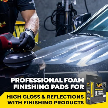 Meguiar's Professional 6" Finishing Foam Pad, 2pk, 10/CV