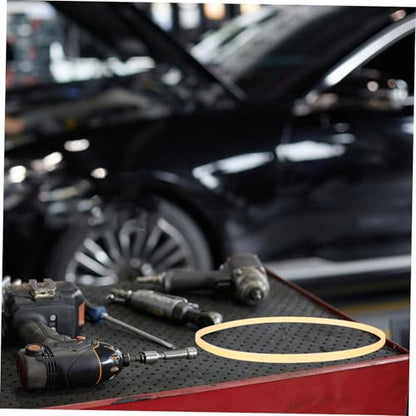 Garneck Motor Stretchable Tire Transmission Belt for Portable Wheel Enhanced Accuracy Sturdy Design Easy Installation for Car Maintenance Centers - size: 30.00X30.00X1.15CM
