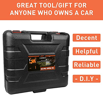 Electric Hydraulic Car Floor Jack Kit 12V DC 5 Ton with Electric Impact Wrench & Tire Inflator Pump Light, 4 in 1 Car Jack Lift Kit for SUV RV Truck Car Emergency Tire Change