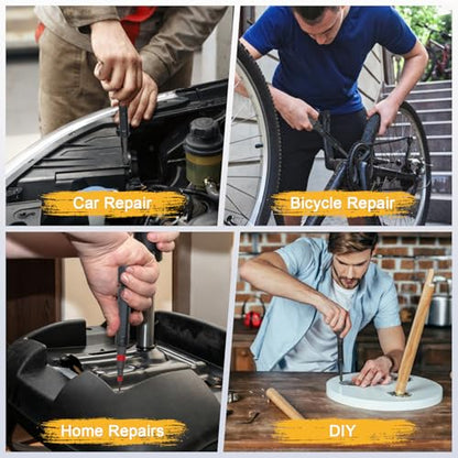 66 in 1 Magnetic Ratchet Screwdriver Set With Case | Multi-Bit Repair Tool Kit, S2 Alloy Steel Bits, T-Handle, Suitable for Home Daily Repair, DIY, PC, Electronics, Car, Bike - size: 66 in 1
