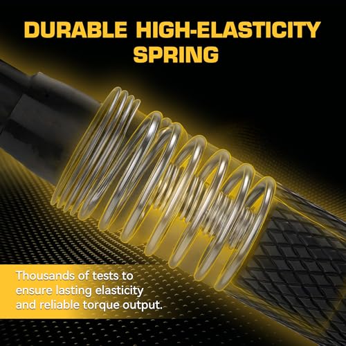 1/2 Torque Wrench, Torque Wrench 1/2 Drive, 25-250 Ft-Lb Dual-Direction Click Torque Wrench with 72-Tooth Reversible Ratchet, ±3% Precision, Dual Scale (Ft-Lb/Nm) for Car, Truck, Motorcycle Repair - size: 1/2" 25-250FT-LB