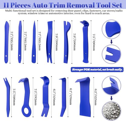 WMYCONGCONG 25 PCS Auto Trim Removal Tool Car Panel Dashboard Door Audio Trim Removal Tool Kit Auto Fastener Clip Removal Tools Hook and Pick Set for Car Audio Dash Door Panel Dashboard