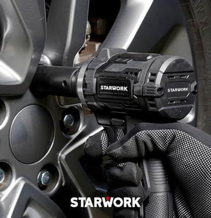 STARWORK TRUE MECHANIC 153-Piece 1/4", 3/8", 1/2" Drive Master Impact Socket Set, Professional, SAE/Metric