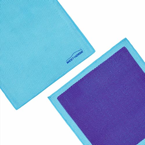 Clay Bar Towel Auto Detailing Claying Cloth - Faster & Effective Rubbing and Cleansing Tool, Smooth Paint Surface Prep for Waxing, Polishing and Sealant (12in x 12in, Purple)