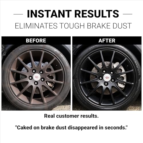 CAR GUYS Wheel Cleaner | Effective Rim and Tire Cleaner | Safe & Versatile Brake Dust Remover for Alloy, Chrome, Aluminum Rims, White Wall Tires, and More! | 18 Oz - size: 18 oz