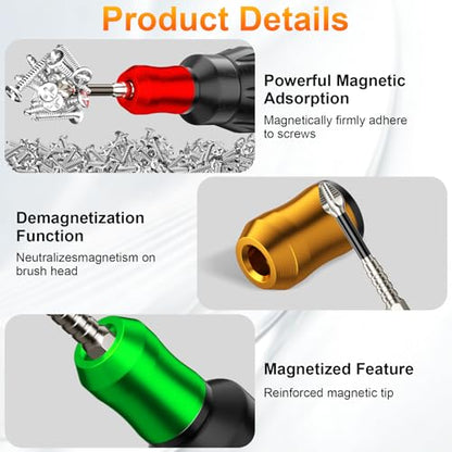 High-Magnetic Screwdriver Drill Bit Set with 3pcs Magnetic Screw Holder- Magnetic Screwdriver Set - Screwdriver Bit Set - Impact Driver Bit Set -25 50 65 70 90 150mm (12pcs+3pcs set) - color: 12pcs+3pcs Set