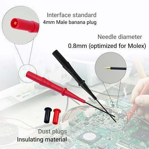 ZIBOO RCT2 Extension Probe Tip Set,Compatible with Fieldpiece RCT2 ADK7 ADLS2