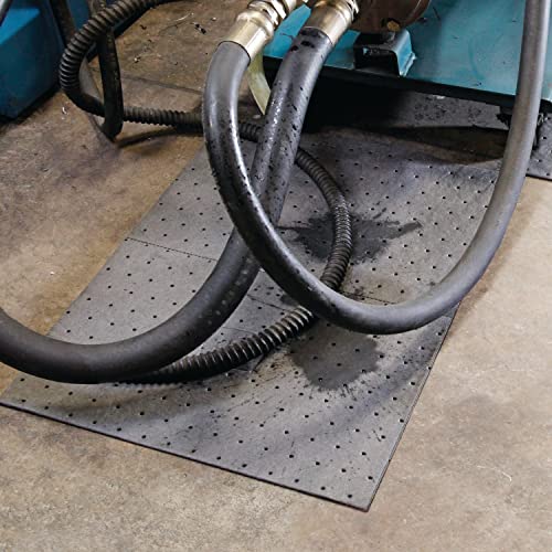 PIG Premium Absorbent Mat Pads | 50 Oil Absorbent Pads | The Original PIG Mat | 15" x 20" Oil Pads | Each Pad Absorbs 28 oz | Total Absorbency is 11 Gallons | 50-Count | MAT231 - size: 50 Count