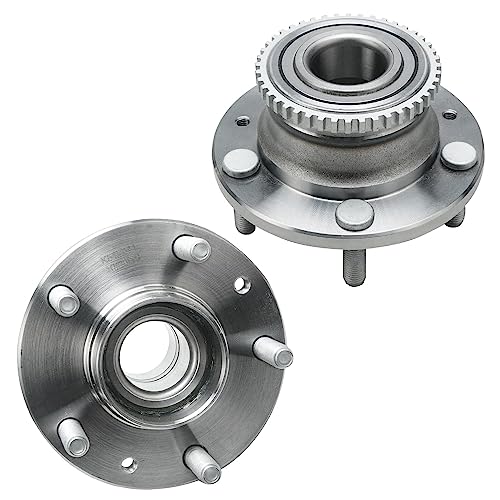 Detroit Axle - 4pc Steering Knuckles Kit for Ford Fusion Lincoln MKZ Zephyr Mercury Milan, 2 Front Steering Knuckles & Wheel Bearing Hubs 2 Rear Wheel Bearing and Hubs Replacement - size: 4UW47642/Kit