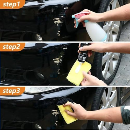 2PCS Car Scratch Remover Wax, Scratch Remover for Vehicles, 2026 Car Scratch Repair Paste Polishing Wax, Premium Car Scratch Remover Kit with Wipe & Sponge for Vehicles for Scratches