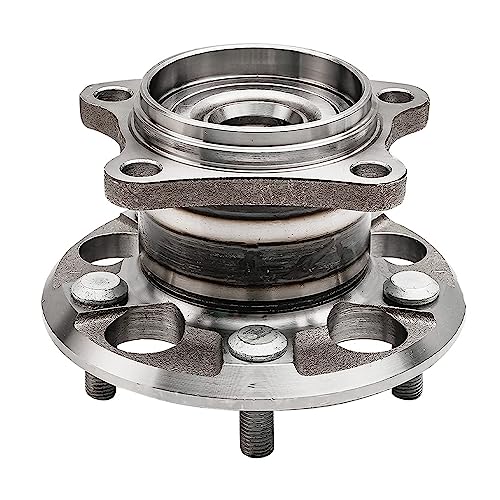 Detroit Axle - AWD 4pc Steering Knuckles Kit for 04-07 Toyota Highlander w/ABS on Axle, 2 Front Steering Knuckles & Wheel Bearing Hubs 2 Rear Wheel Bearing Hubs 2004 2005 2006 2007 Replacement - size: 4UW48746/Kit