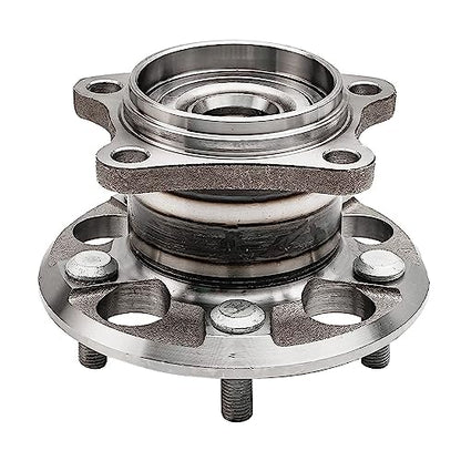 Detroit Axle - AWD 4pc Steering Knuckles Kit for 04-07 Toyota Highlander w/ABS on Axle, 2 Front Steering Knuckles & Wheel Bearing Hubs 2 Rear Wheel Bearing Hubs 2004 2005 2006 2007 Replacement - size: 4UW48746/Kit