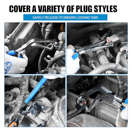 SMOTIVEPRO 3PCS Electrical Disconnect Pliers, Automotive Electrical Terminal Connector Separator Removal Tool, Upgrade Electrical Disconnect Pliers for Cars - color: 3PCS Electrical Disconnect Pliers-TPR