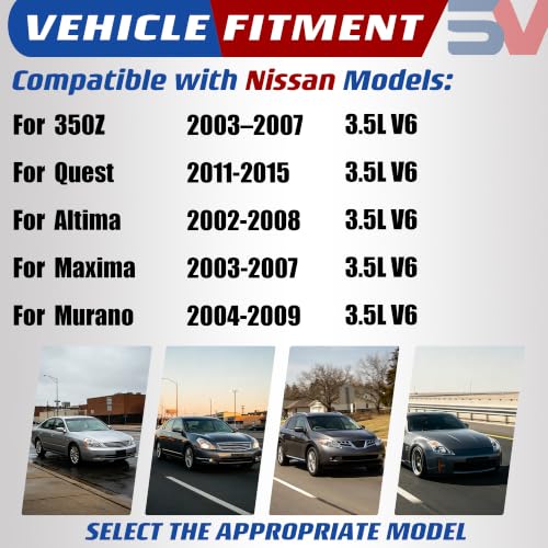 3.5L Engine VQ35DE Timing Chain Kit Replace OE#130707Y016, 130707Y011, 130707Y000 | Fit For 3.5L V6 DOHC 24v Nissan Maxima 2002-2008/ 350Z 2003-2007/ Altima 2002-2006/ Quest 2004-2009/Murano 350Z 2003-2007 - size: Timing Chain Kit 3.5L
