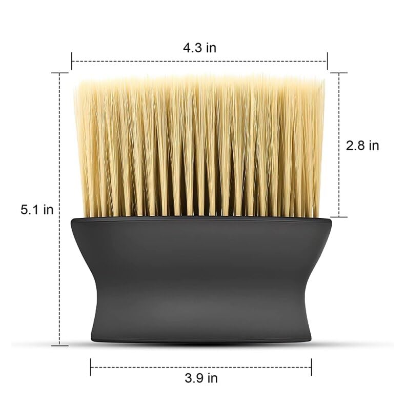 AUGEN Soft Nylon Bristle Cleaning Brush, Scratch Free Interior Exterior Car Detailing Dust Brush, Car Accessories Cleaner Tool for Dashboard Automotive Air Conditioning (Pack of 2)