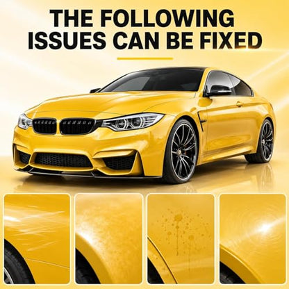 NanoPolix Scratch Remover, 60-Second Car Surface Scratchs Fix Scratch Remover, Quick Fix Removal Paste for Deep Scratches, All Paint Colors Polishing Kit 3.53oz
