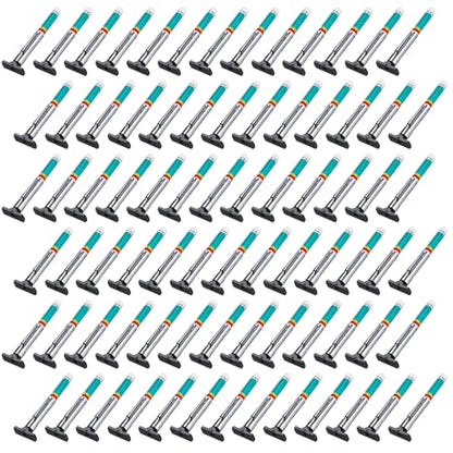 Xuhal 80 Packs Tyre Tread Depth Gauge Color Coded Tire Depth Gauge Tool Tire Tread Accurate Measurement Tools