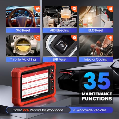 LAUNCH X431 CRP919X Car Scanner, ECU Coding OBD2 Scanner Diagnostic Tool, 2026 Bi-Directional Scan Tool, CANFD/DoIP/FCA SGW, 35+ Reset,Active Test,All-in-One Full System Diagnostic Scanner,2Yrs Update