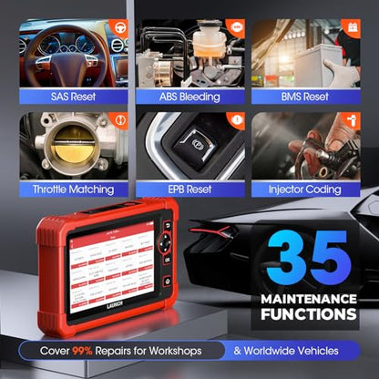 LAUNCH X431 CRP919X Car Scanner, ECU Coding OBD2 Scanner Diagnostic Tool, 2026 Bi-Directional Scan Tool, CANFD/DoIP/FCA SGW, 35+ Reset,Active Test,All-in-One Full System Diagnostic Scanner,2Yrs Update