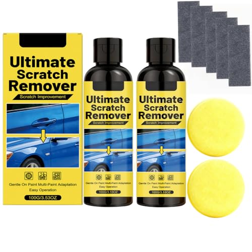 NanoPolix Scratch Remover，Nanopolix Car Cloth,Ultimate Scratch Remover,Cloth Scratch Remover Kit,Scuffs, Stains, Scratches, 100g (2pcs)