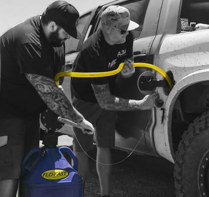 FLO-FAST Pro 5-Gallon Fluid Transfer KIT with High-Flow Pump – 8 GPM, Portable, Durable, Made in USA – Marine, ATV, Automotive, Agriculture (Natural)