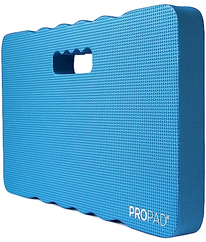 Thick Kneeling Pad, Garden Kneeler for Gardening, Bath Kneeler for Baby Bath, Kneeling Mat for Exercise & Yoga, Knee Pad for Work, Floor Foam Pad, Extra Large (XL) 18 x 11 x 1.5 Inches, Blue - color: Blue