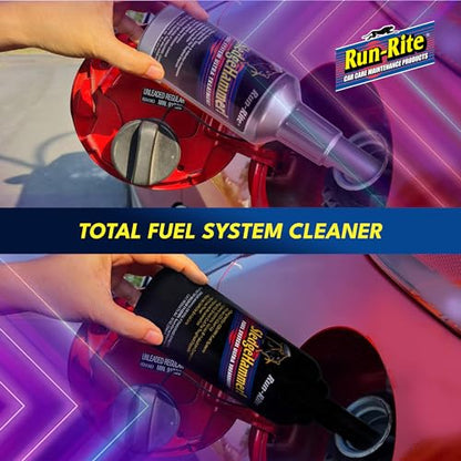 Preventive Maintenance Fuel Cleaner Kit - Gas Treatment and Fuel Injector Cleaner - Valve, Carbon Deposit & Fuel System Treatment - Improves Fuel Performance and Intake Lubrication (2 Kits)