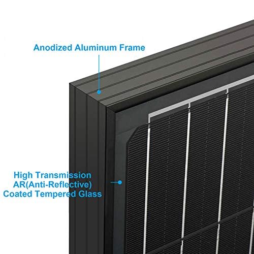 ACOPOWER 12V 200W Mono Solar Panel for 12V Battery Charging,Singel Panel Only,Off-Grid System(2 * 200W) - size: 200W 2-Pack
