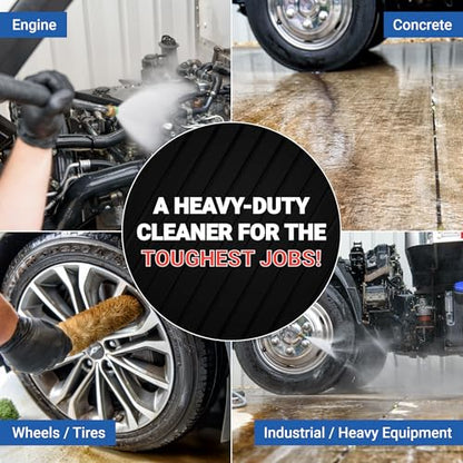 AIM Chemicals Purple Dragon Heavy Duty Degreaser – For Cars, Trucks, Equipment, and Concrete. Powerful wheel & tire cleaner for industrial use & car detailing. Compatible with wheel brush- Quart - size: 32 Fl Oz (Pack of 1)