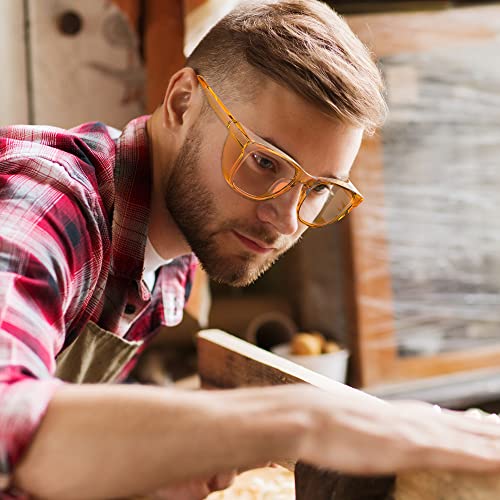 Safety Glasses Anti-Fog Goggles Protective Eyewear Anti Blue Light Protection Glasses For Women And Men - color: Orange