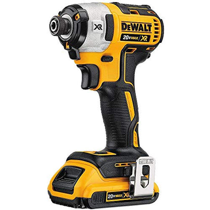 DEWALT 20V MAX* XR Impact Driver Kit, Brushless, 3-Speed, 1/4-Inch, 2.0-Ah (DCF887D2), Pack of 1 - style: NEW - 20V MAX XR Impact Driver Kit