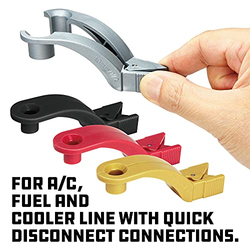 Powerbuilt 12 Piece Quick Disconnect Tool Set, Line Disconnect Tool Kit for A/C Fuel & Transmission Systems, Ford, Chrysler, and GM Vehicles - 948003
