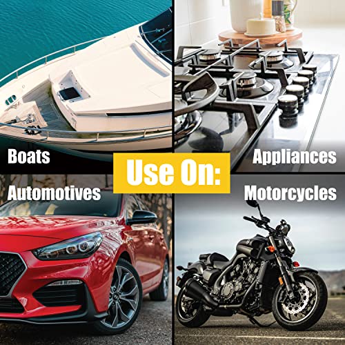 Flitz Car Buffing and Care Kit (Medium) - USA-Made Polishers and Buffers Set – Includes 2lbs Paste, 16oz Sealant, 5" BuffBall, 4 Microfiber Cloths, Removes Rust & Restores Shine - style: Show Special: Medium Kit