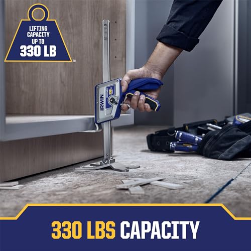 IRWIN Quick-Lift Construction Jacks, Hand Lifting Jack Tool, Multifunctional, Lift up to 10" and Capacity 330 lbs, Pack of 2 (IRHT83100-2) - size: 2 Pack