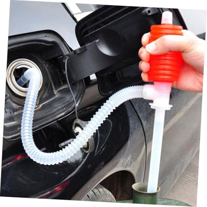 Car Oil Pump Kit Siphon Pump and Water Transfer Hose Easy Operation for Car Maintenance