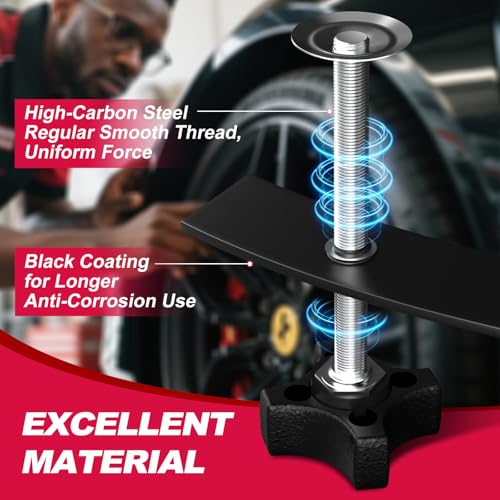 Brake Caliper Compression Tool, Heavy Duty Brake Pad Spreader Tool, caliper piston compressor tool for Compressing Inner Pad, Disc Brake Pad Spreader Tool Suitable for Most Cars and Light Trucks