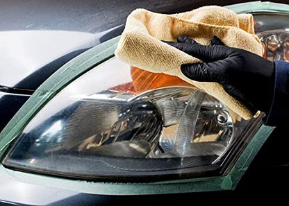 3M Auto Restore and Protect Headlight Restoration Kit, Use On Plastic Lenses, Headlights, Taillight, Fog Lights and More, Includes Sanding Discs, Headlight Clear Coat Wipes, Foam Pad and Glove (39194) - size: 1 Kit