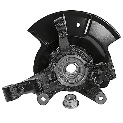 Detroit Axle - AWD Front 4pc Steering Knuckles Kit for 07-10 Ford Edge Lincoln MKX, Steering Knuckles & Wheel Bearing Hubs Rear Wheel Bearing and Hubs 2007 2008 2009 2010 Replacement - size: 4UW50469/Kit