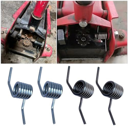 4 Pack 3 Ton Floor Jack Spring Replacement Hydraulic Car Jack Handle Tension Spring Parts for Hydraulic Trolley Service Heavy Duty Low Profile Racing Floor Jack with Wheels Keep Handles Return