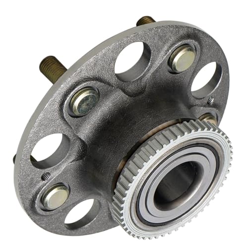 Detroit Axle - Pair Rear Wheel Bearing Hubs for Acura 2002-2006 RSX 2004-2005 Honda Civic, Wheel Hub Bearings Assembly Replacement [5 Lug w/ABS] - style: 512259-DA x2/Pair