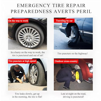 5 PCS Tire Repair Needle, 4.25" Replacement Split Eye Needle for T-Handle Tire Plug Repair Tool, Heavy Duty Tire Patch Eye Needle Tire Repair Hand Tool Kit, Car Accessories