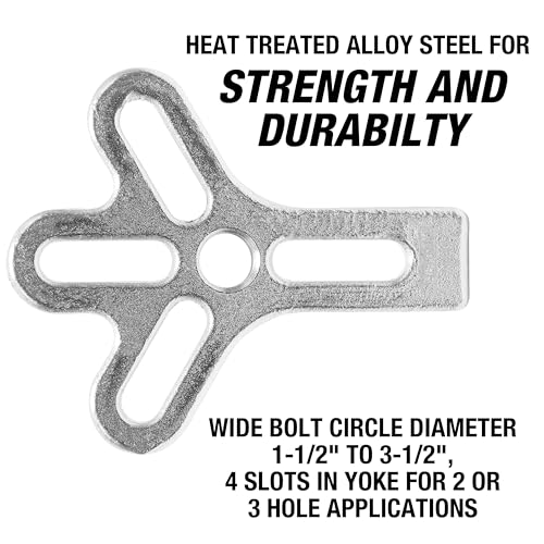 OEMTOOLS 25053 Heavy Duty Harmonic Balancer Puller Set, Engine Repair and Maintenance, Durable Alloy Steel Construction, Automotive Pulley Remover - style: Heavy Duty Kit
