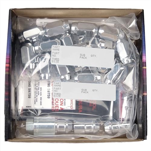 McGard 84530 Chrome Cone Seat Wheel Installation Kit (1/2" - 20 Thread Size) - for 5 Lug Wheels